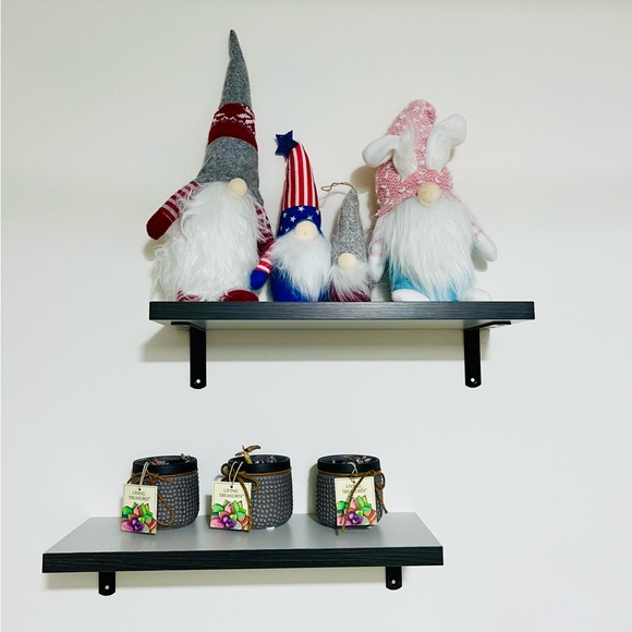 2 set plans wall shelves/kitchen/display shelf 16in x 6in x 0.75in/Gray/ - Picture 2 of 5